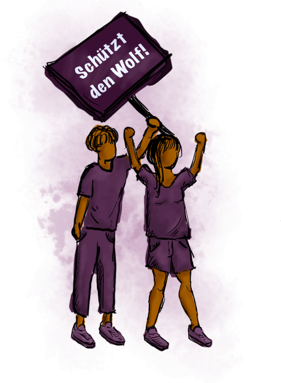 Befuerworter des Wolfes